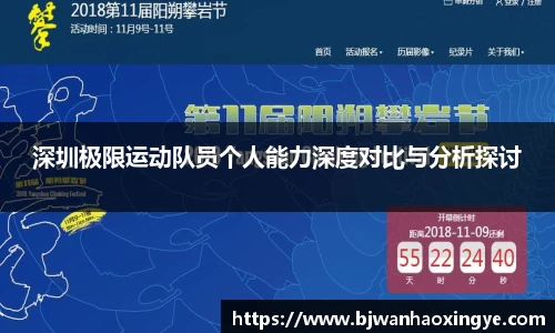深圳极限运动队员个人能力深度对比与分析探讨
